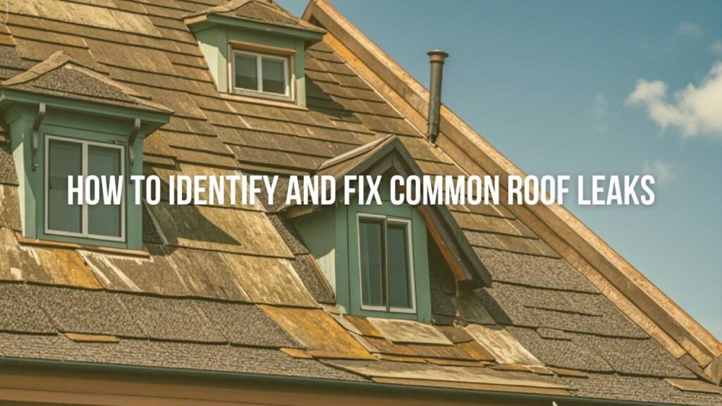 How to Identify and Fix Common Roof Leaks